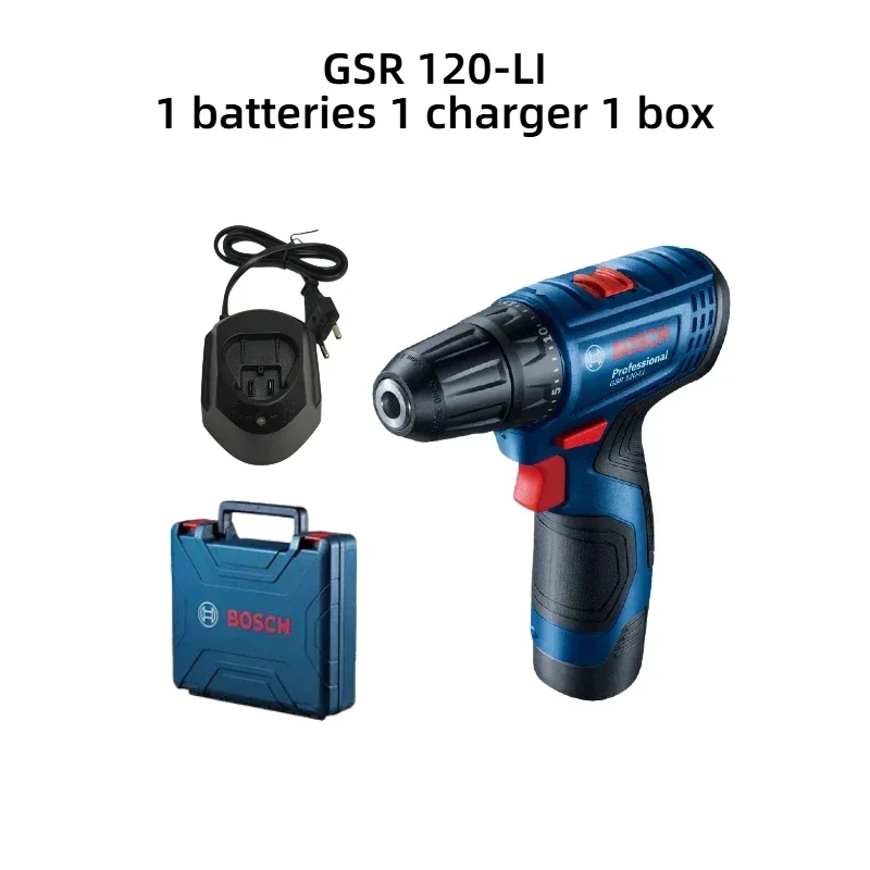 Impact Driver Cordless - Bosch GSR120-LI Elektrikli Matkap 12V Profesyonel