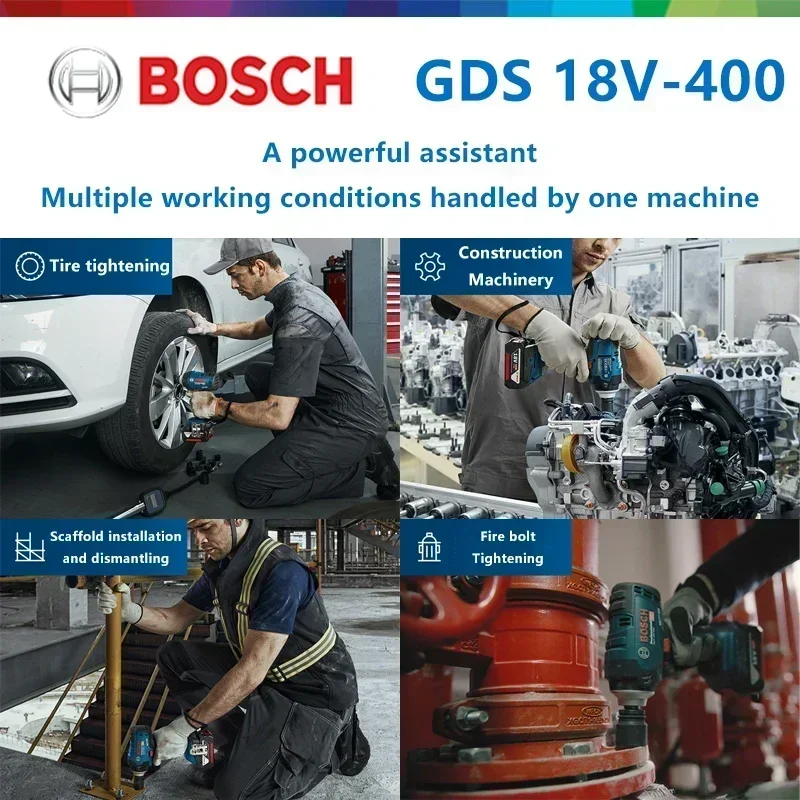 Impact Driver Cordless - Bosch Akülü Darbeli Anahtar GDS 18v-400