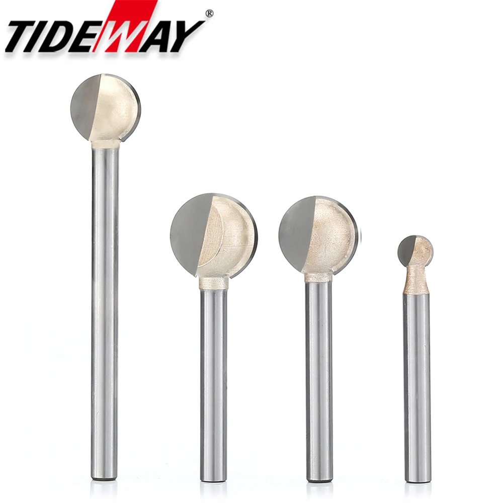 Router Trim Base - Tideway 3mm 6mm Shank topu burun