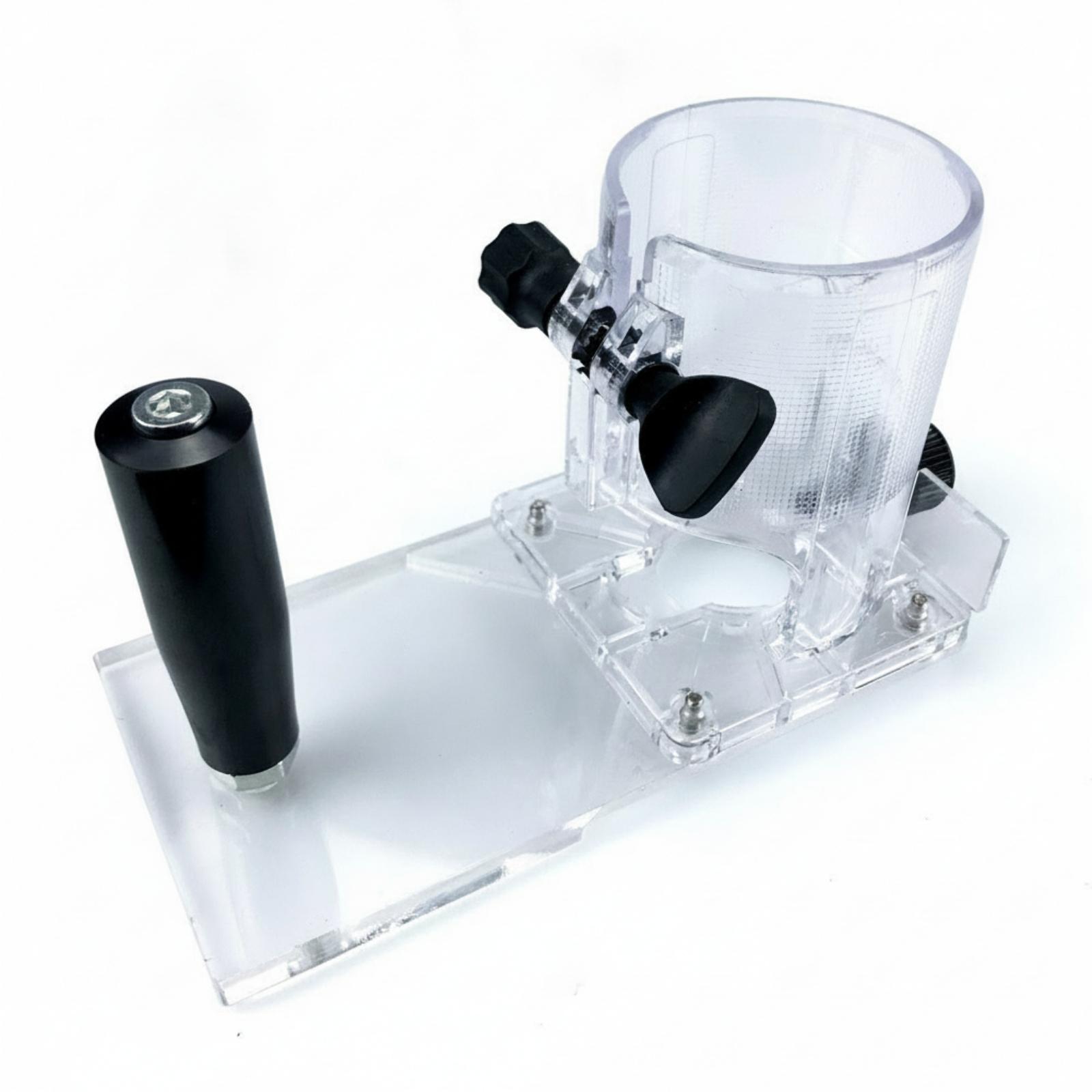 Router Trim Base - Şeffaf Akrilik Freze Taban Plakası Şeffaf