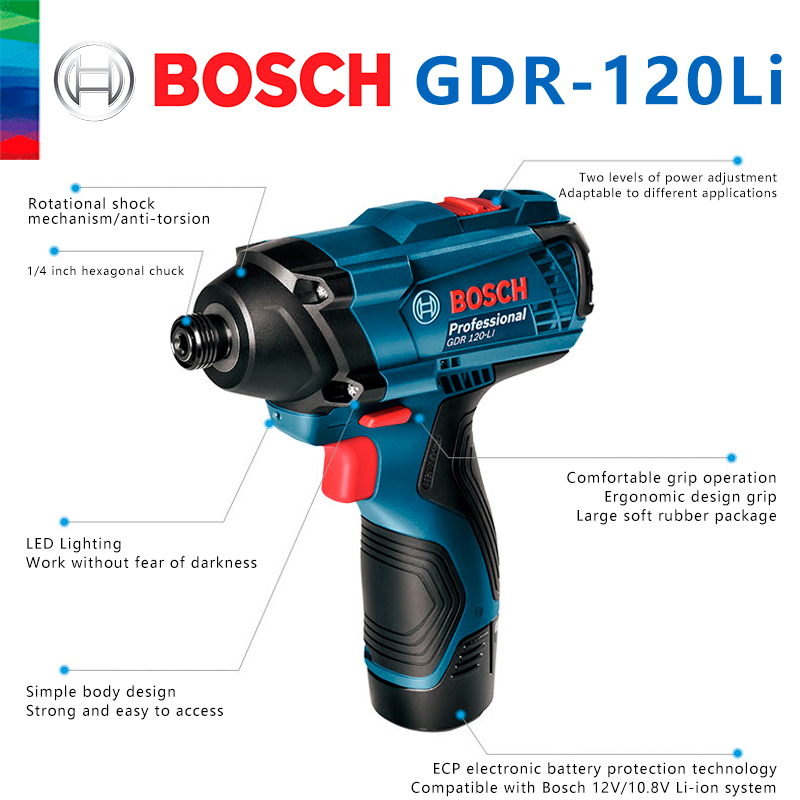Bosch Orijinal GDR 120-LI Şarj - Impact Driver Cordless incelemesi ve fiyatı
