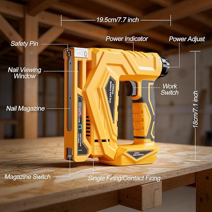 YEARTOP 2 Modlu Elektrikli Çiv - Nail Gun Brad incelemesi ve fiyatı