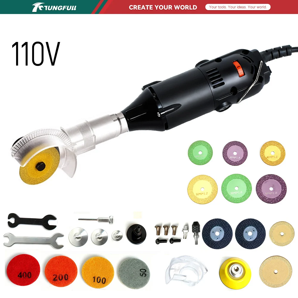 TUNGFULL 110V Mini Açı Öğütücü - Power Tools Portable incelemesi ve fiyatı