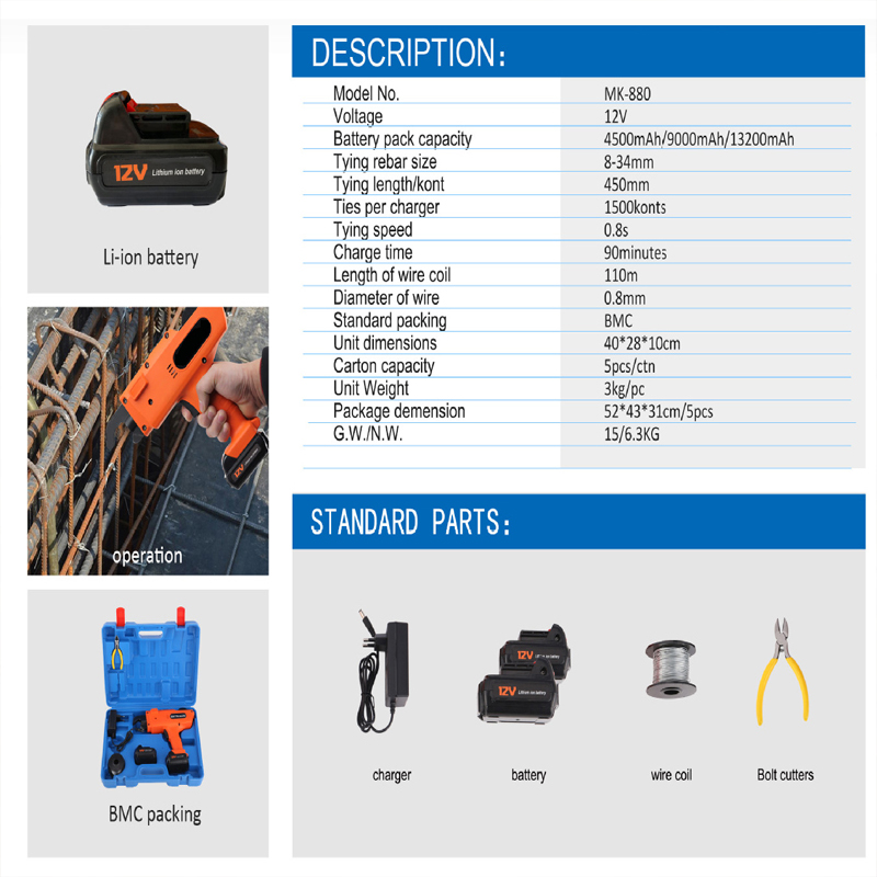 12V Otomatik Demir Bağlama Mak - Nail Gun Brad incelemesi ve fiyatı