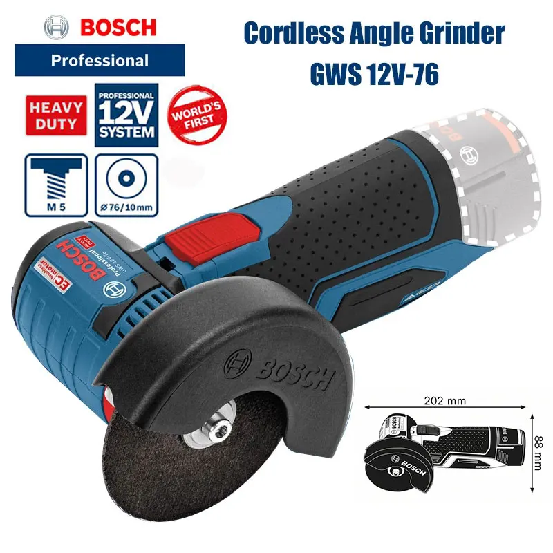 Bosch GWS 12V-76 Professional  - Power Tools Portable incelemesi ve fiyatı