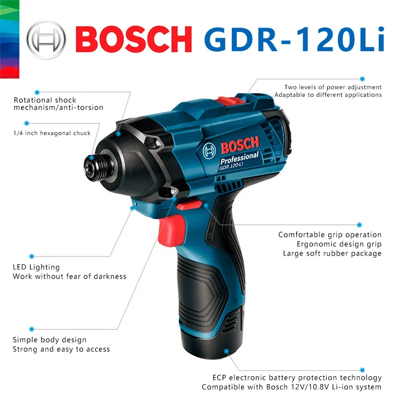 Bosch Orijinal GDR 120-LI Şarj - Impact Driver Cordless incelemesi ve fiyatı