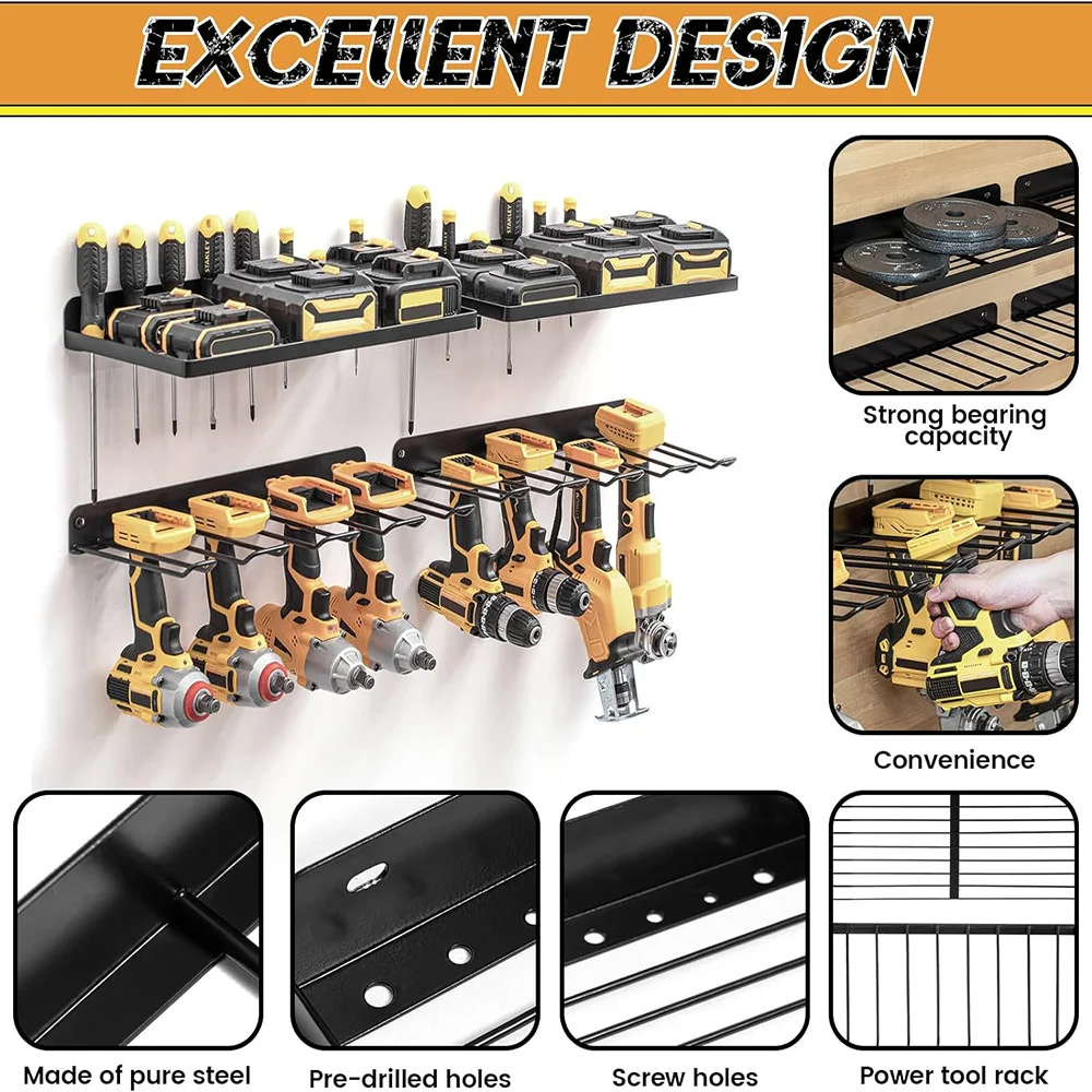 Güç Aracı Duvara Montaj Tutucu - Power Tools On Pegboard incelemesi ve fiyatı