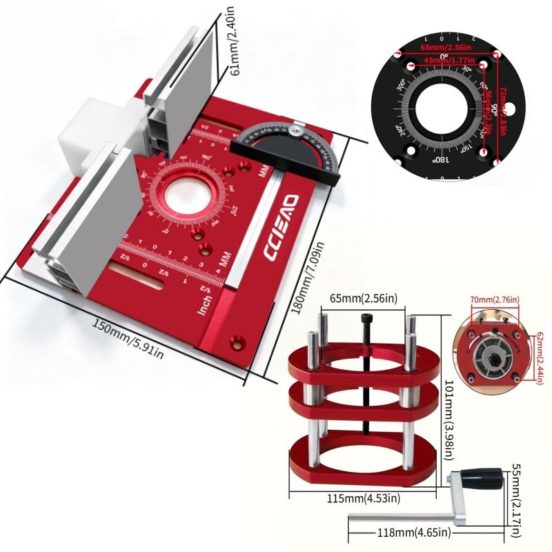 Alüminyum Freze Masası Ekleme  - Router Trim Base incelemesi ve fiyatı