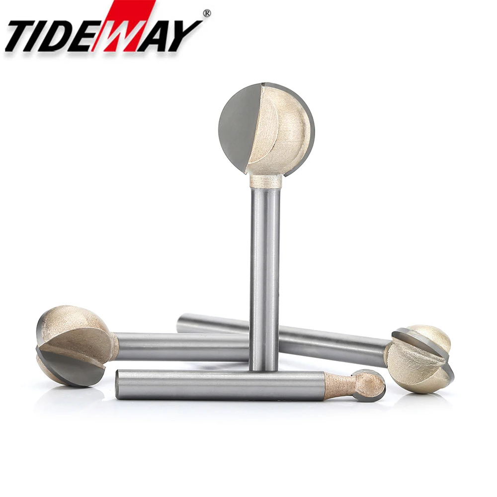 Tideway 3mm 6mm Shank topu bur - Router Trim Base incelemesi ve fiyatı