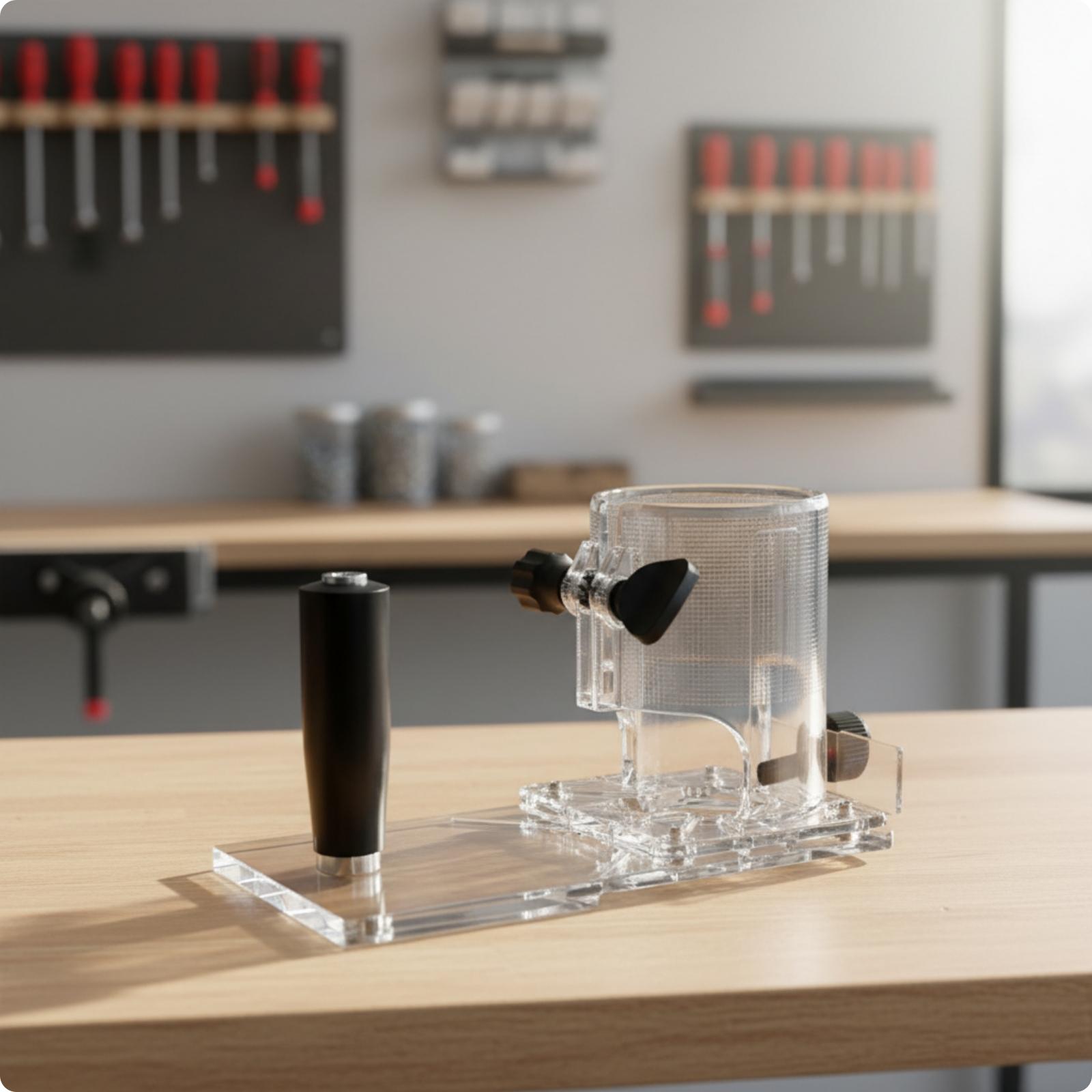 Şeffaf Akrilik Freze Taban Pla - Router Trim Base incelemesi ve fiyatı